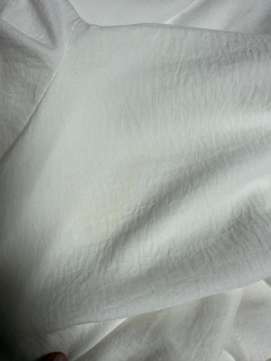 아워캐비넷 mute ribbon blouse 화이트 블라우스 상품이미지6