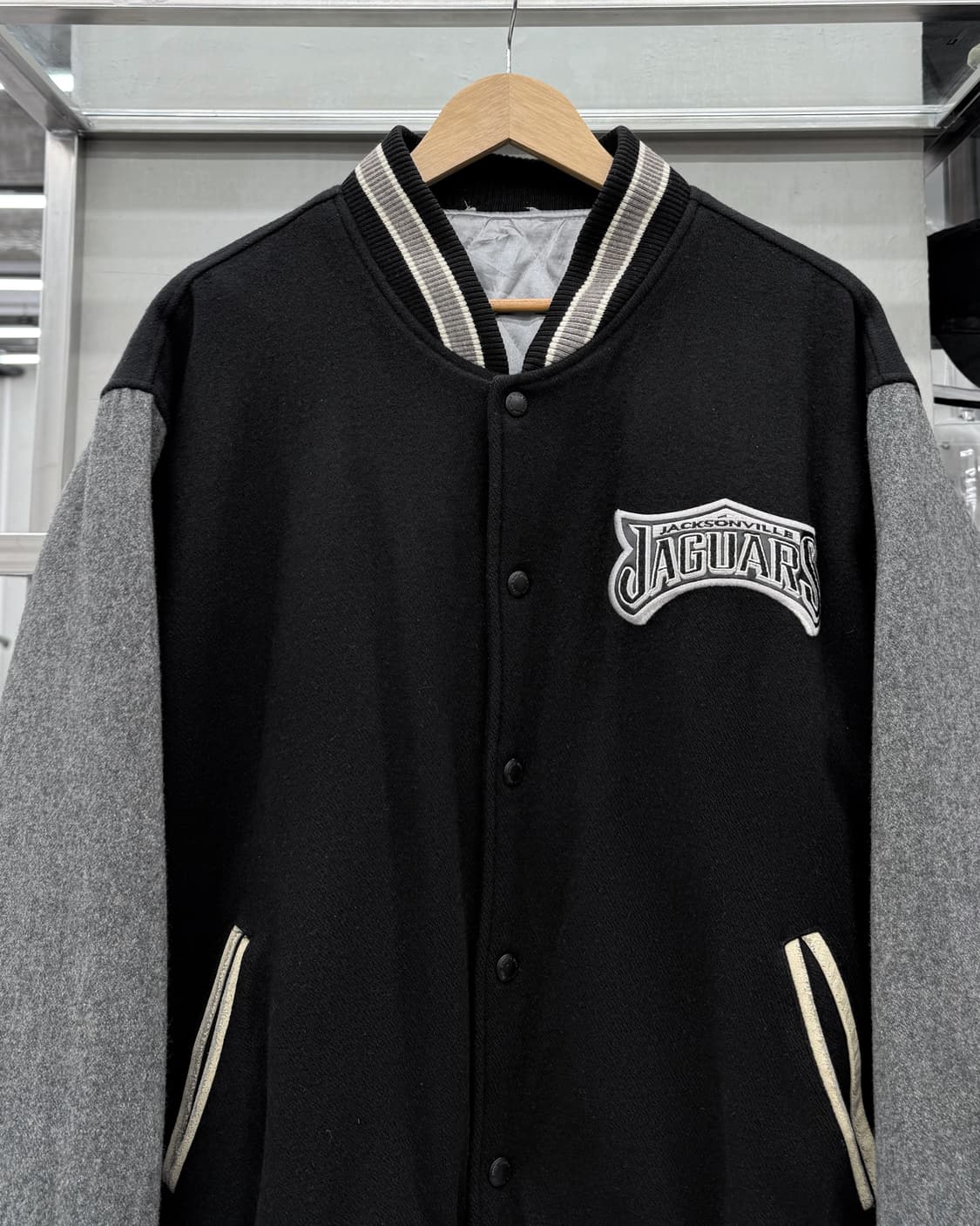 NFL 90s 잭슨빌 Jaguars 울 바시티 자켓 상품이미지3