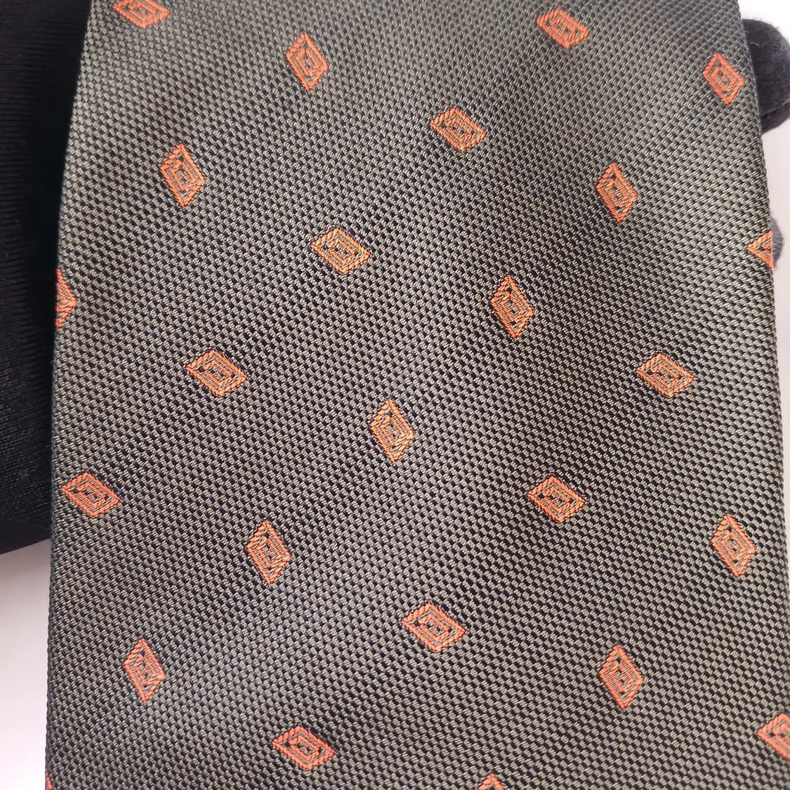 브룩스브라더스 실크 다크그린 다이아 넥타이 10cm A등급 A18869
 상품이미지7