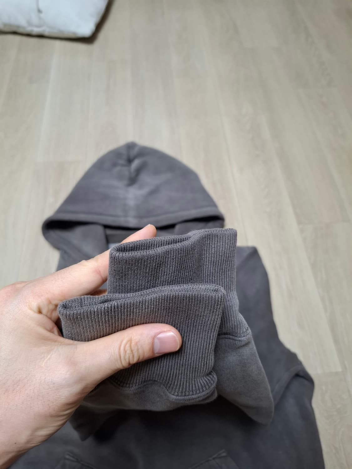 M RRL 더블알엘 랜치 로고 가먼트 워싱 후드티 브라운 블랙 상품이미지4