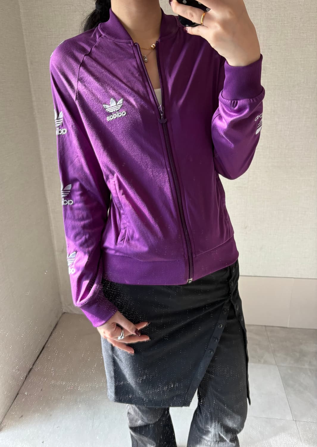 아디다스 퍼플 실버 져지 상품이미지5