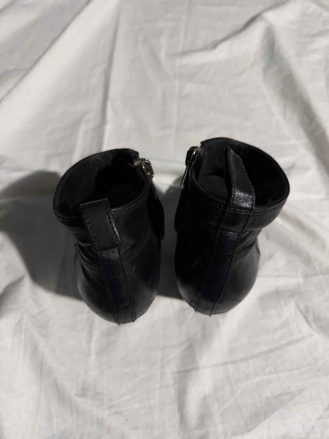 릭오웬스 웨지힐 레더 샌들 상품이미지4