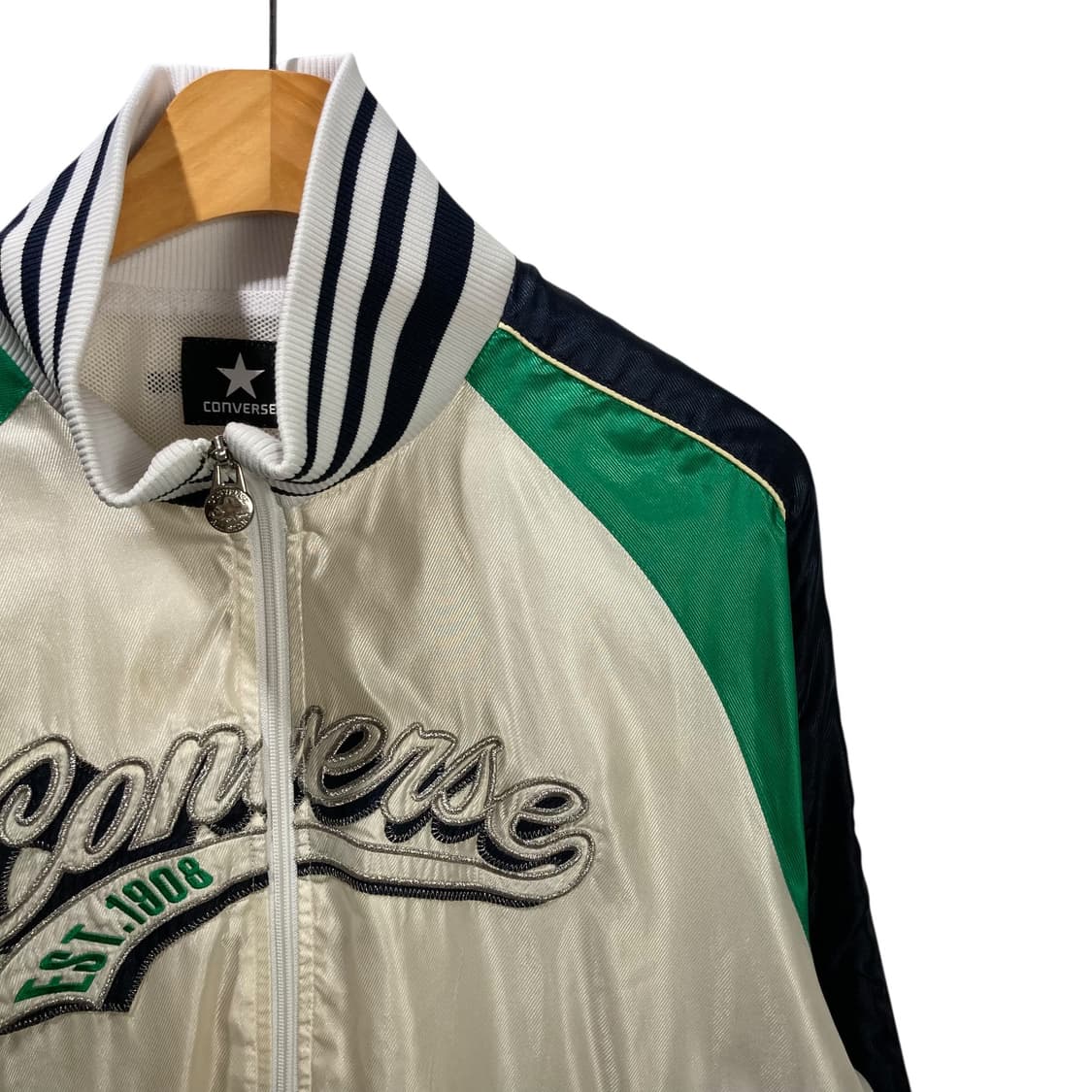 컨버스 배색 바시티 자켓 상품이미지3