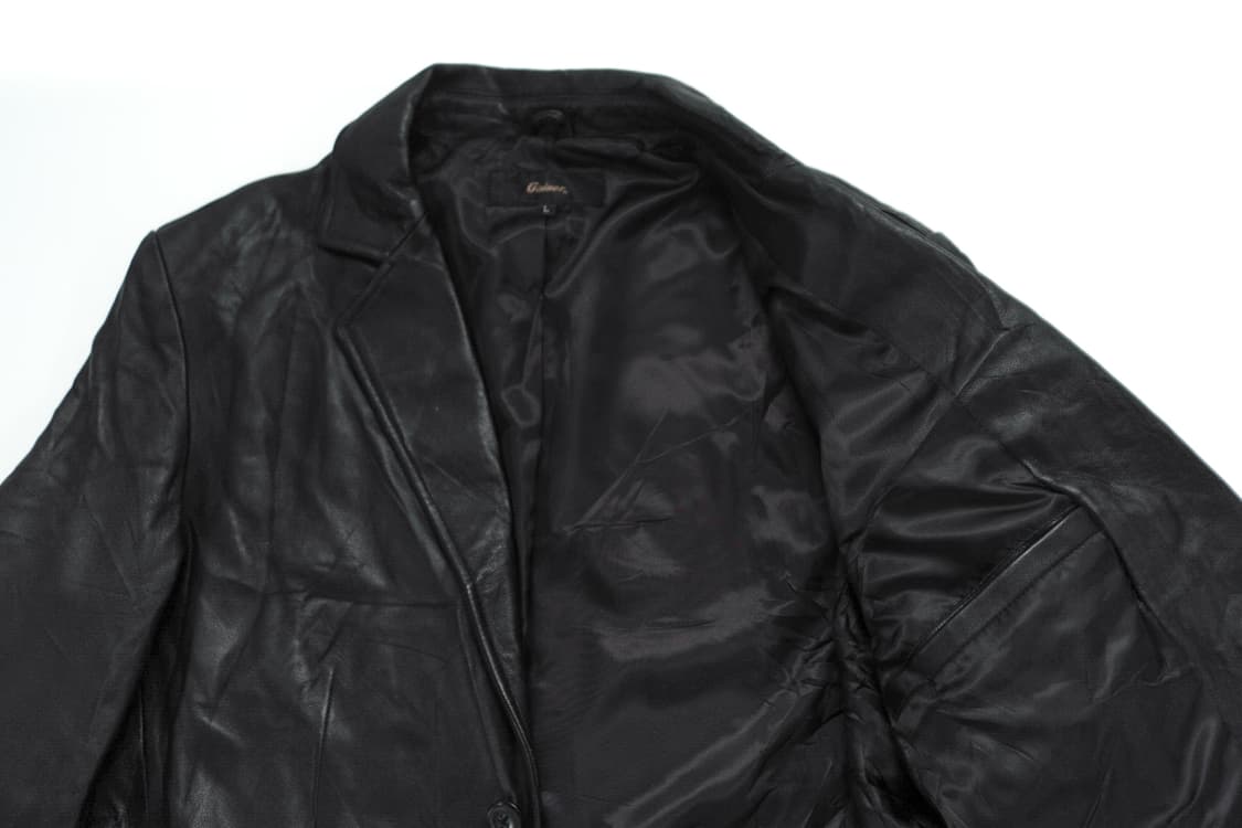 TWO BUTTON LEATHER BLAZER 상품이미지4