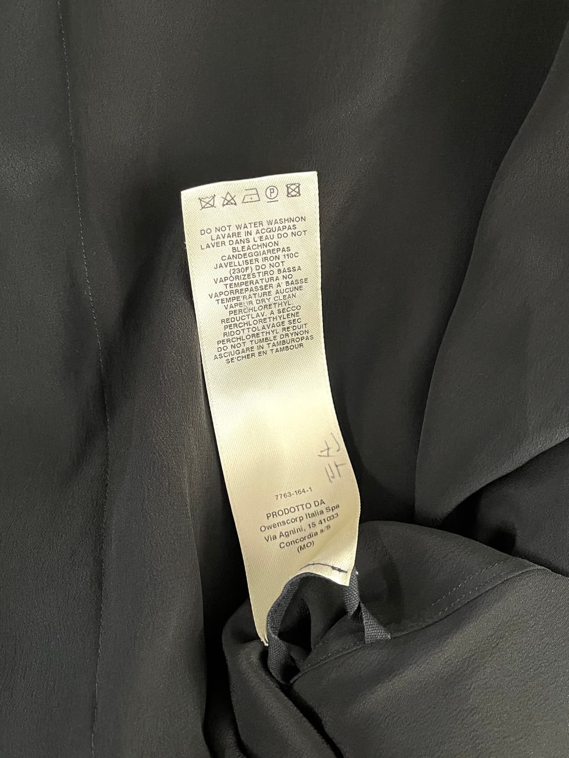 릭오웬스 2017SS 실크 오피스 셔츠 상품이미지5