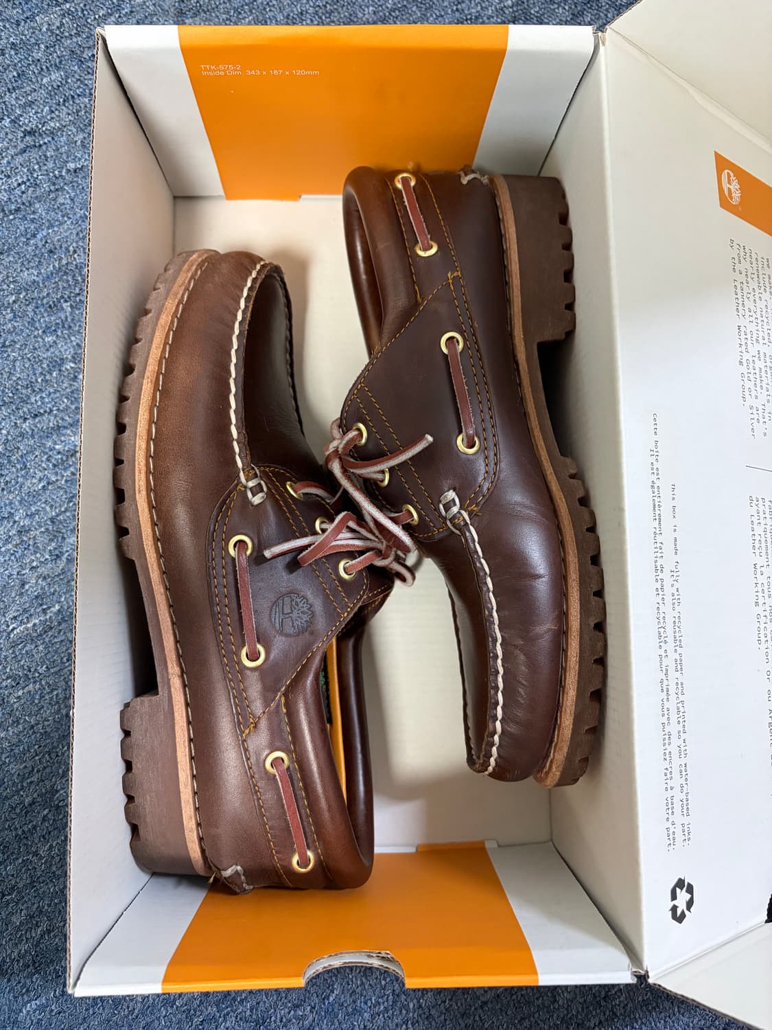 팀버랜드 3eye 보트슈즈 브라운 260 상품이미지6