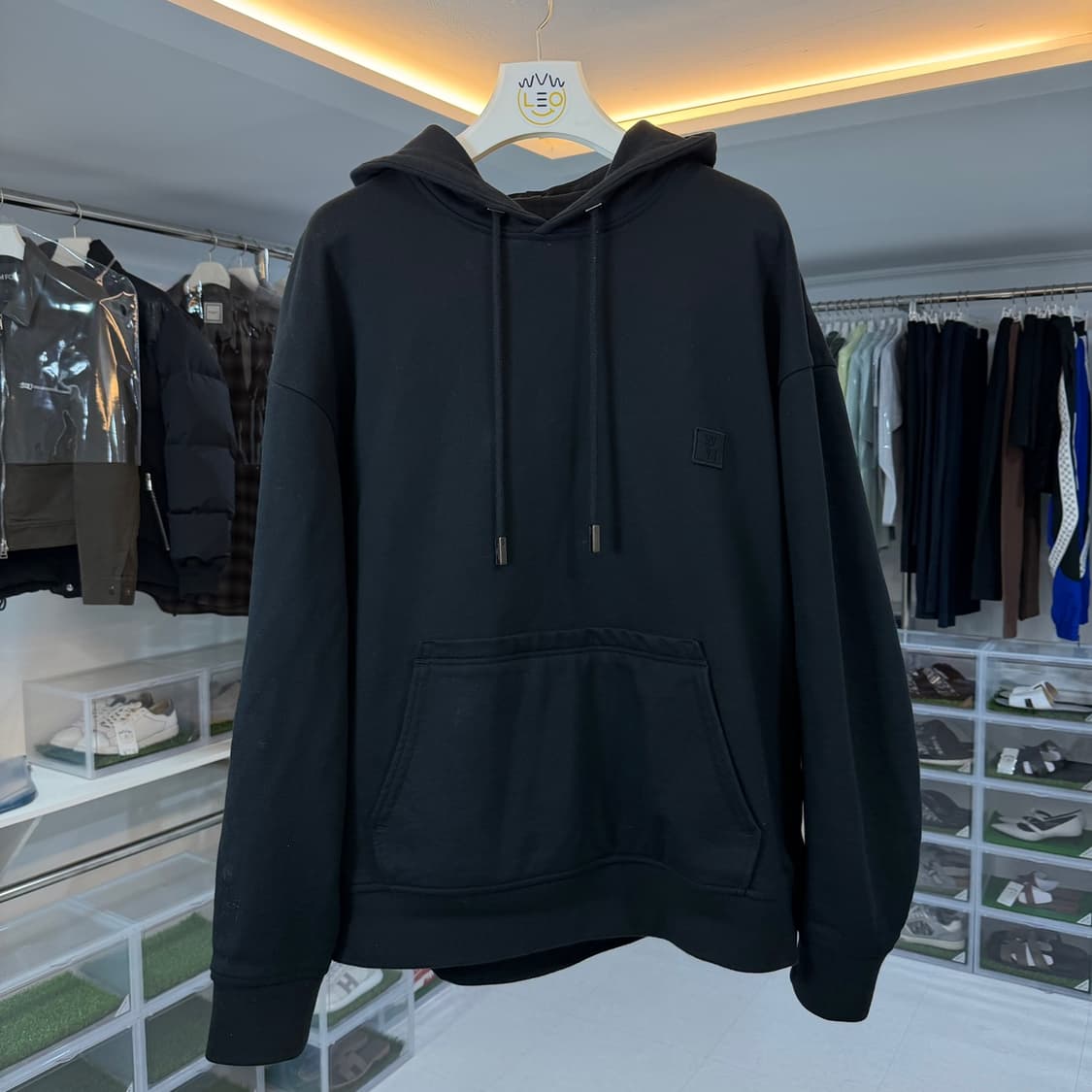 [리오브] 우영미 젤리피쉬 백로고 후드 상품이미지2