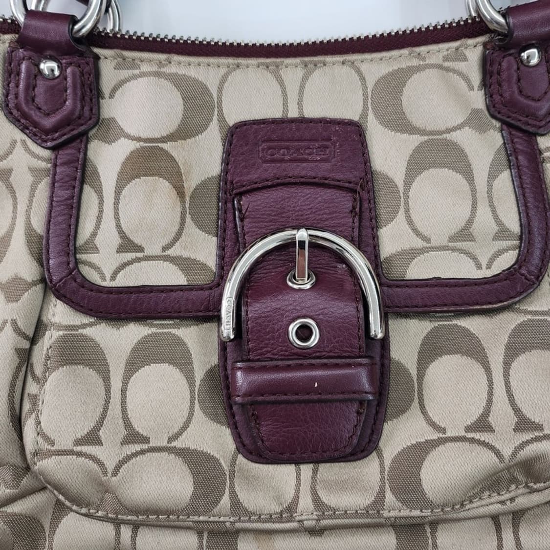 COACH 시그니처 캔버스 2WAY 숄더백 상품이미지3