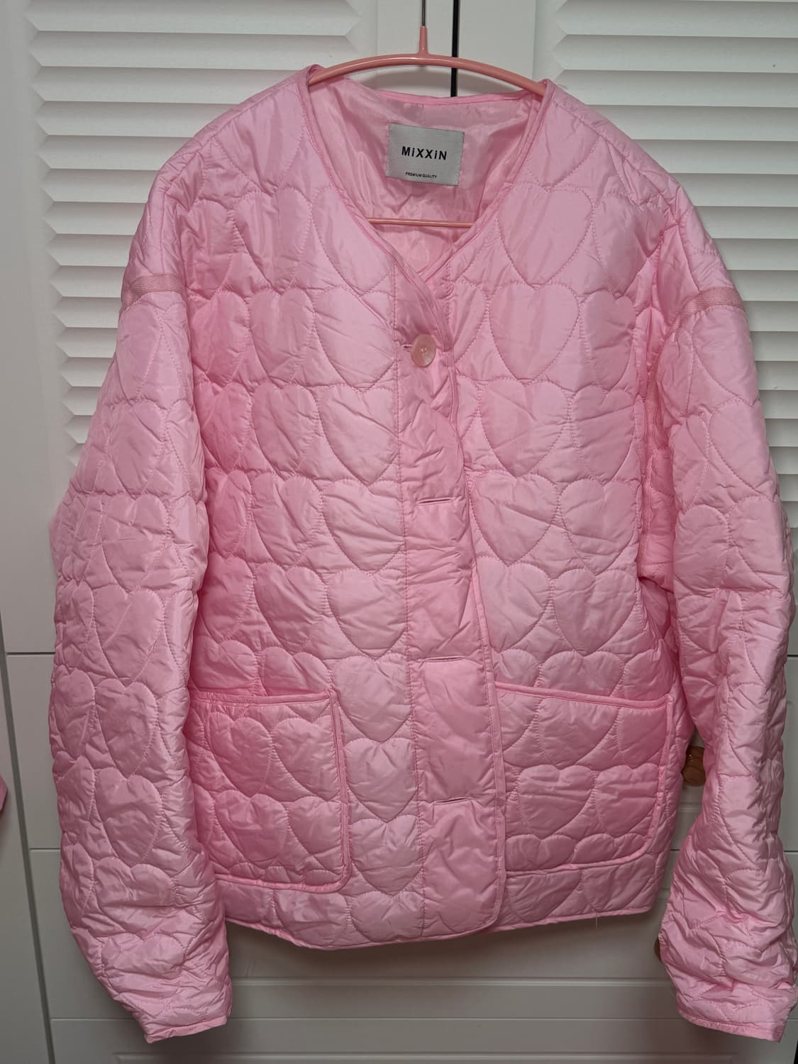 하트깔깔이 점퍼 오버핏 2만원 상품이미지2