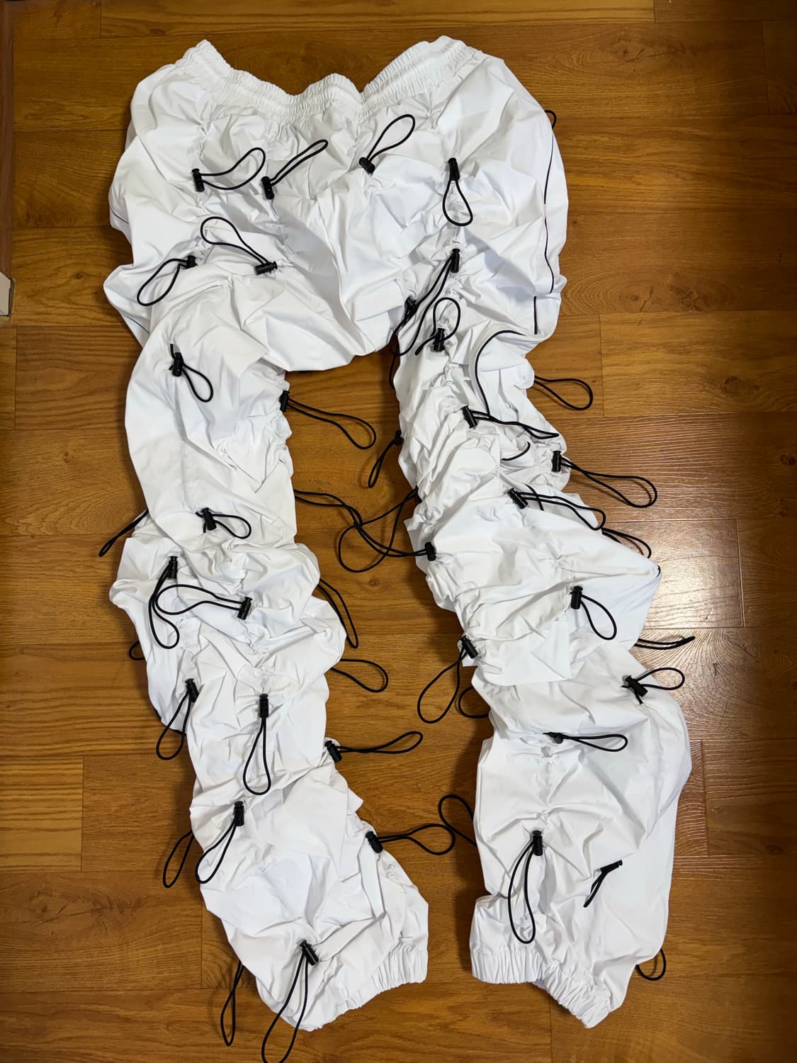 [3] 99%is 곱창팬츠 화이트 블랙 상품이미지2