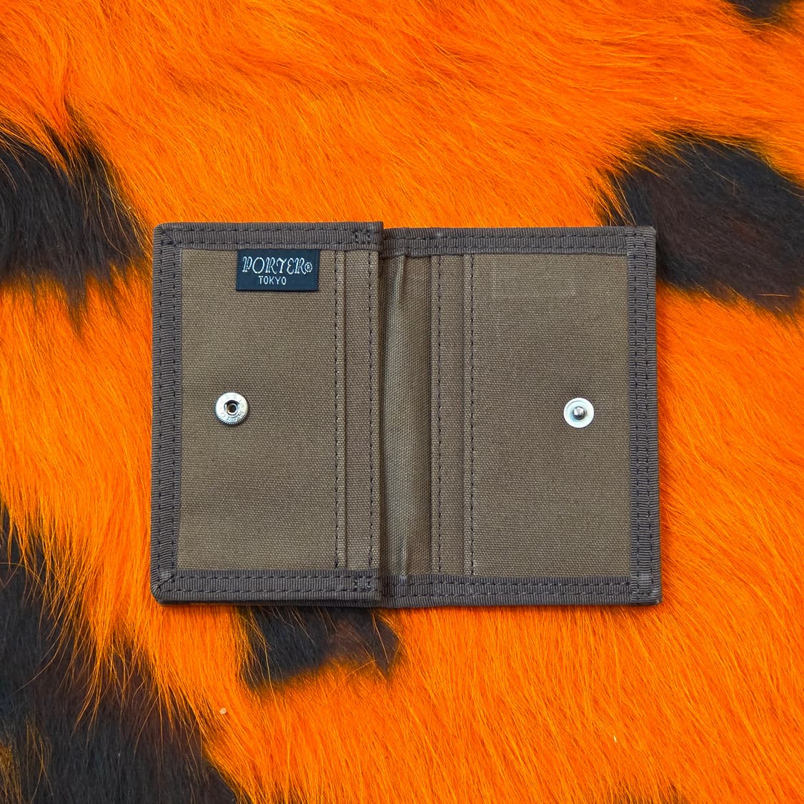 요시다 포터 카멜 브라운 카드 지갑 상품이미지7