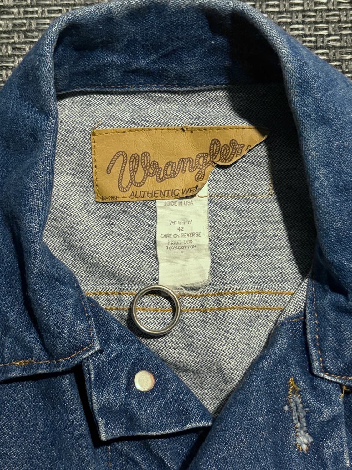 90s 랭글러 웨스턴 AUTHENTIC WESTERN 42 USA🇺🇸 상품이미지4