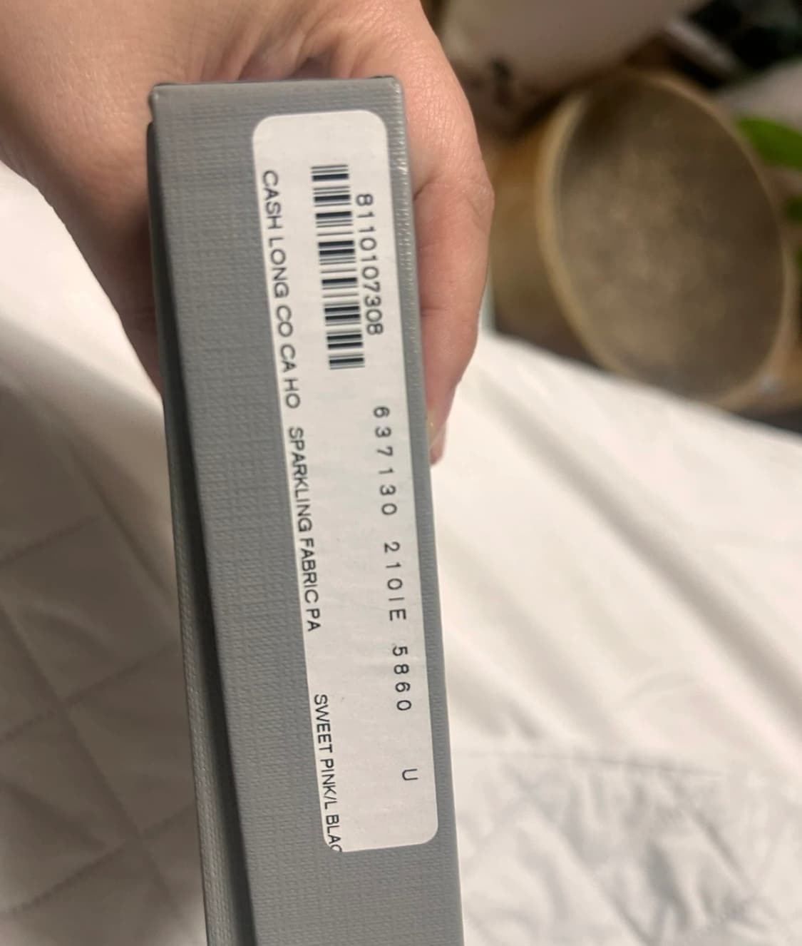 (거의새거)발렌시아가 글리터 스파클링 패브릭 카드지갑 핑크 상품이미지10