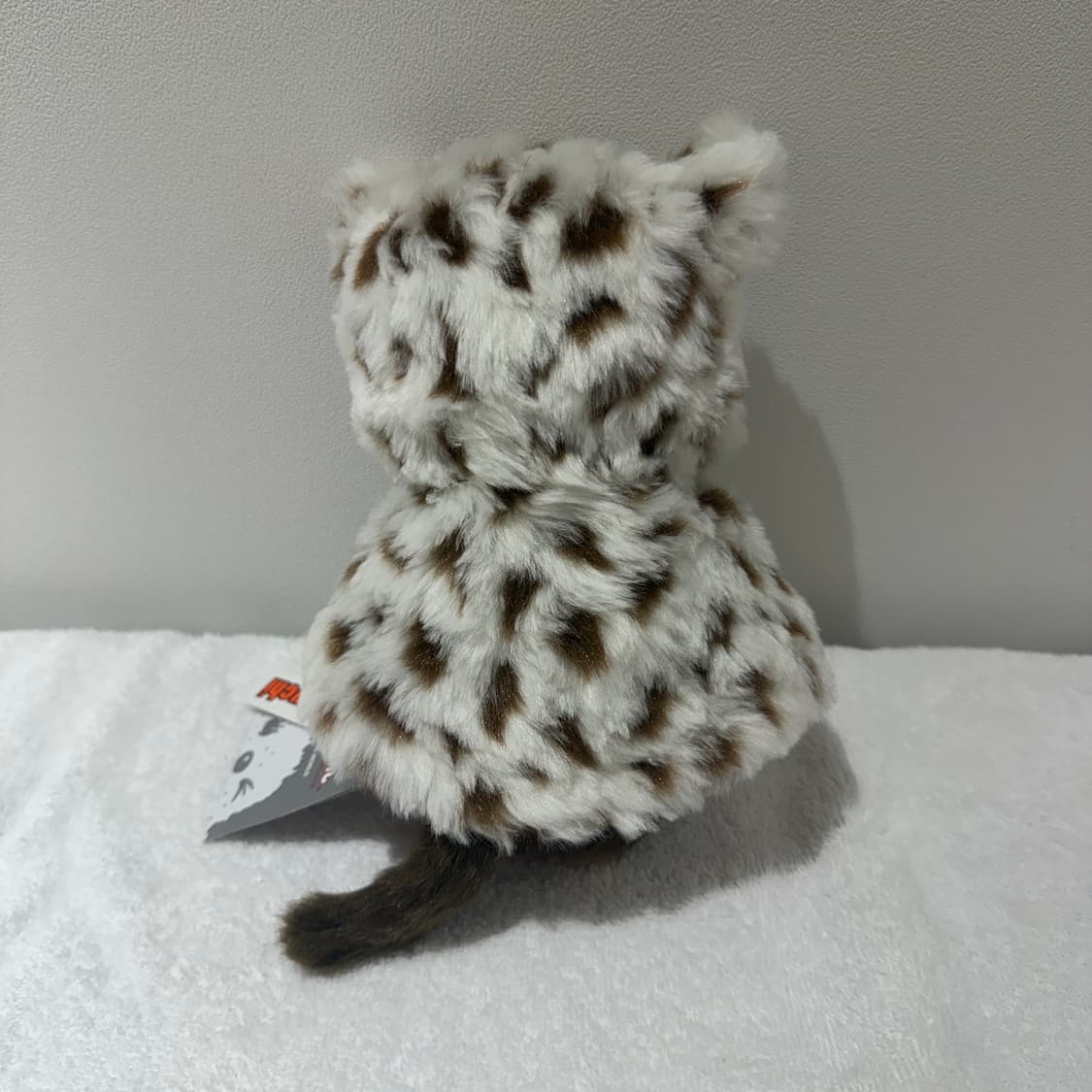 몬치치 고양이 호피 레오파드 망토 화이트 상품이미지3