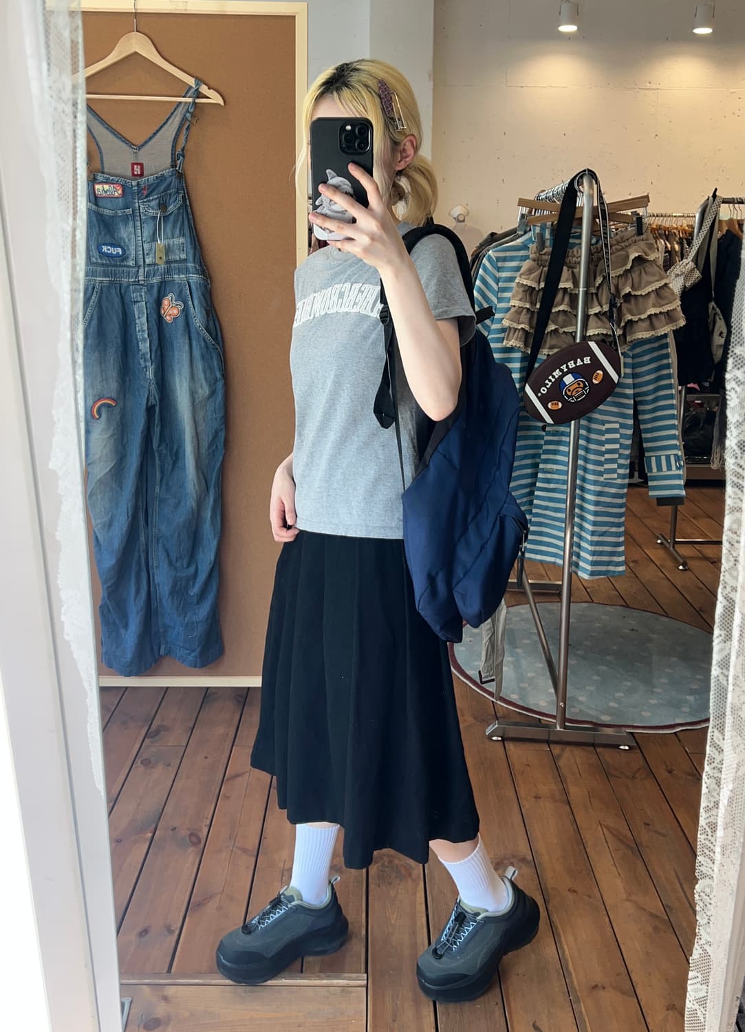 아베크롬비 그레이 반팔  상품이미지3