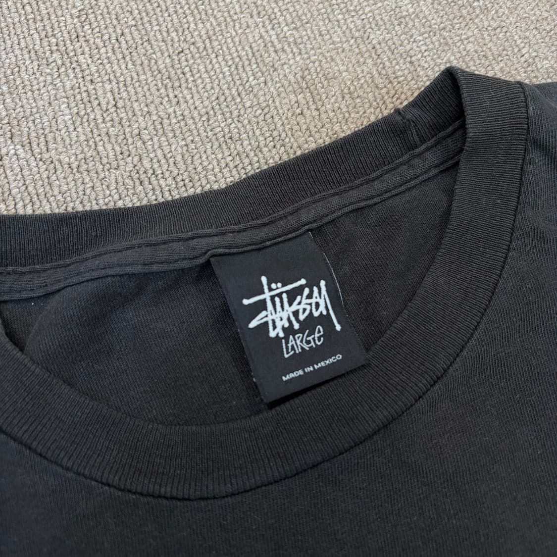 stussy 스투시 지브라 로고 반팔 티셔츠 L 상품이미지2