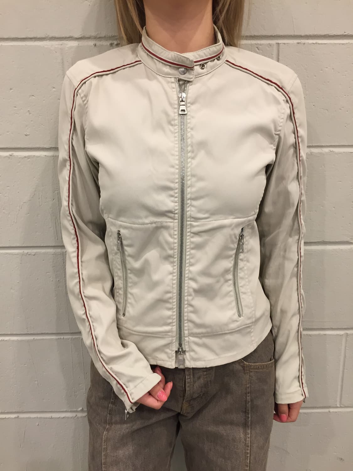 PRADA Archive Red Line Nylon Zip Jacket 상품이미지2