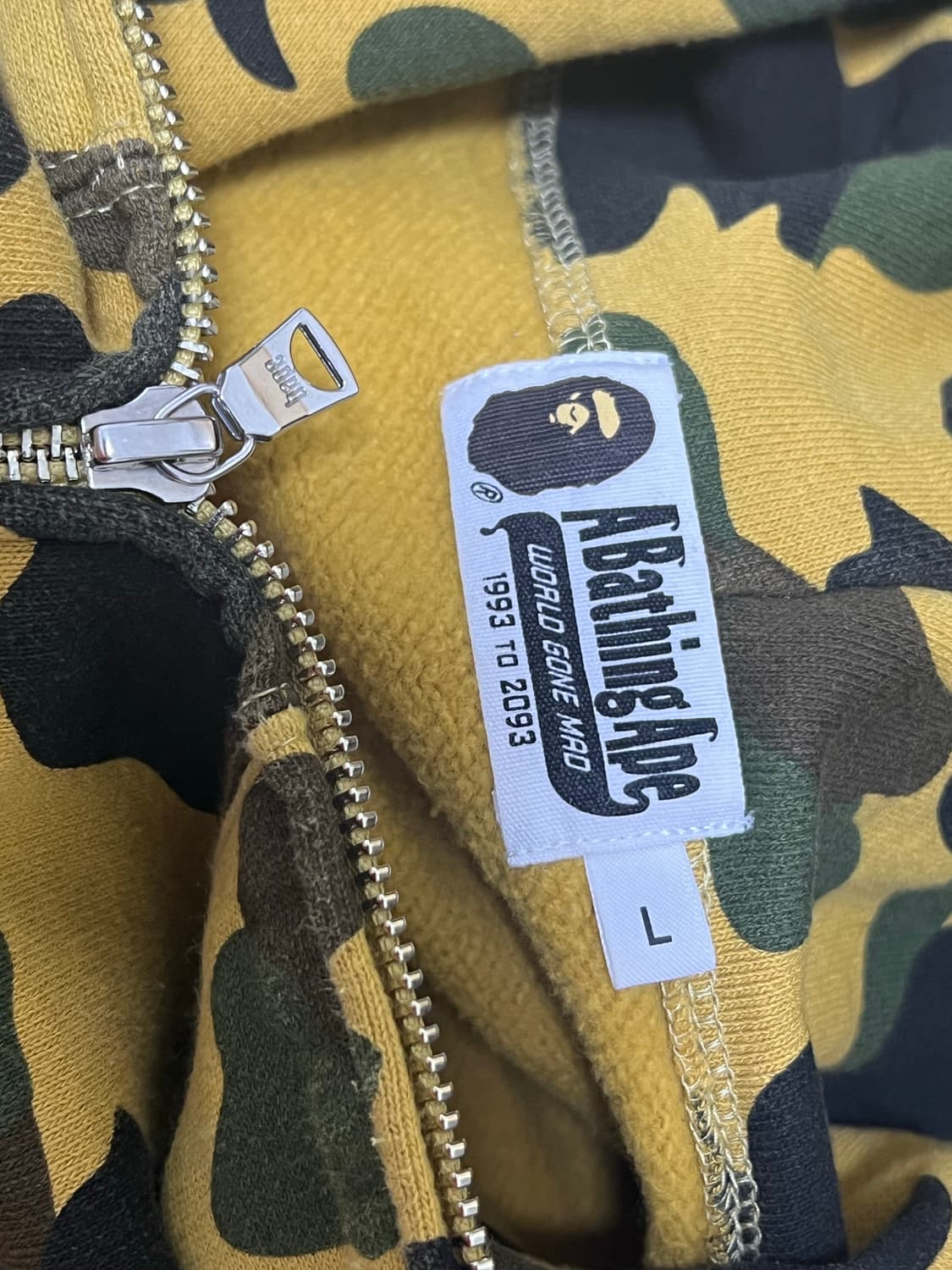 베이프 황계 ponr 후드집업 L 상품이미지2