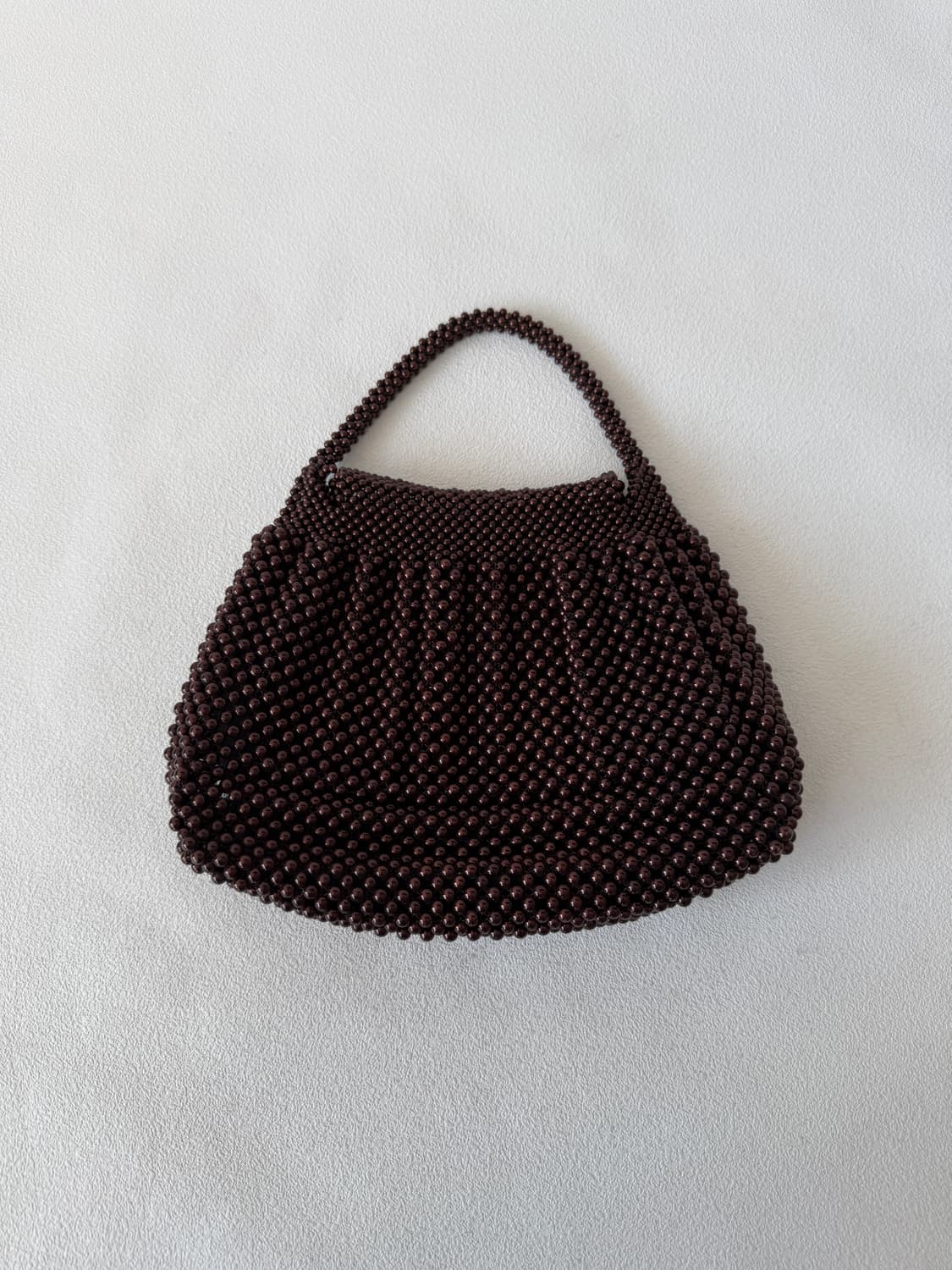 Pre owned 비즈 미니 토트백 상품이미지4