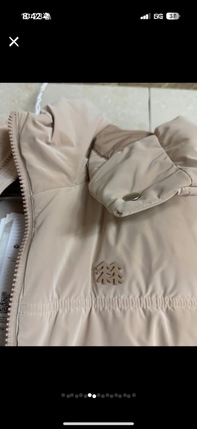 새제품) 코오롱 조끼패딩 상품이미지4