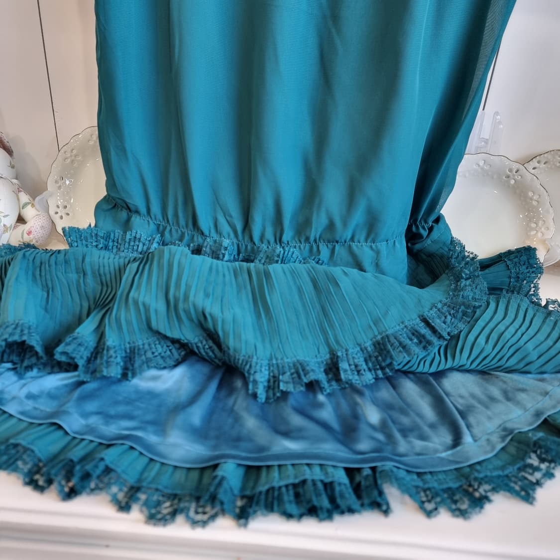 엑시즈팜(axes femme) 프릴소매 레이스 캉캉 원피스 상품이미지7