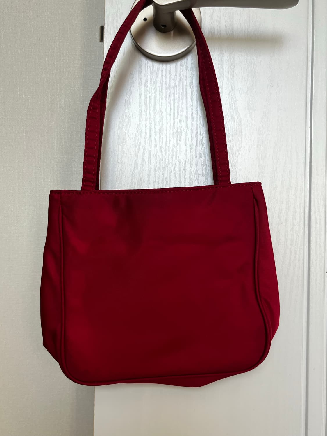 데님+나일론 빈티지 미니토트백 상품이미지2