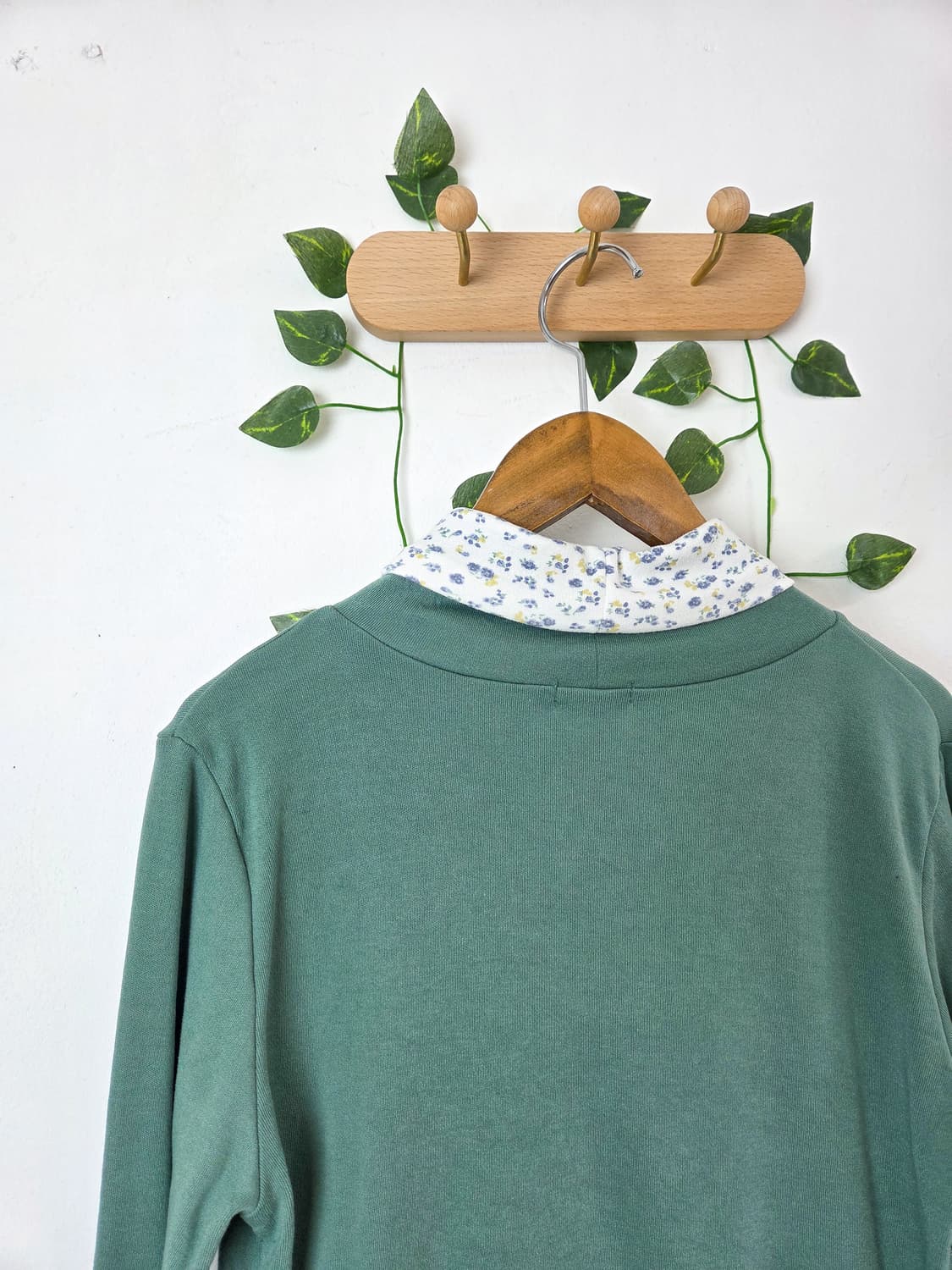 잔꽃 포인트 목폴라 슬리브 상품이미지5