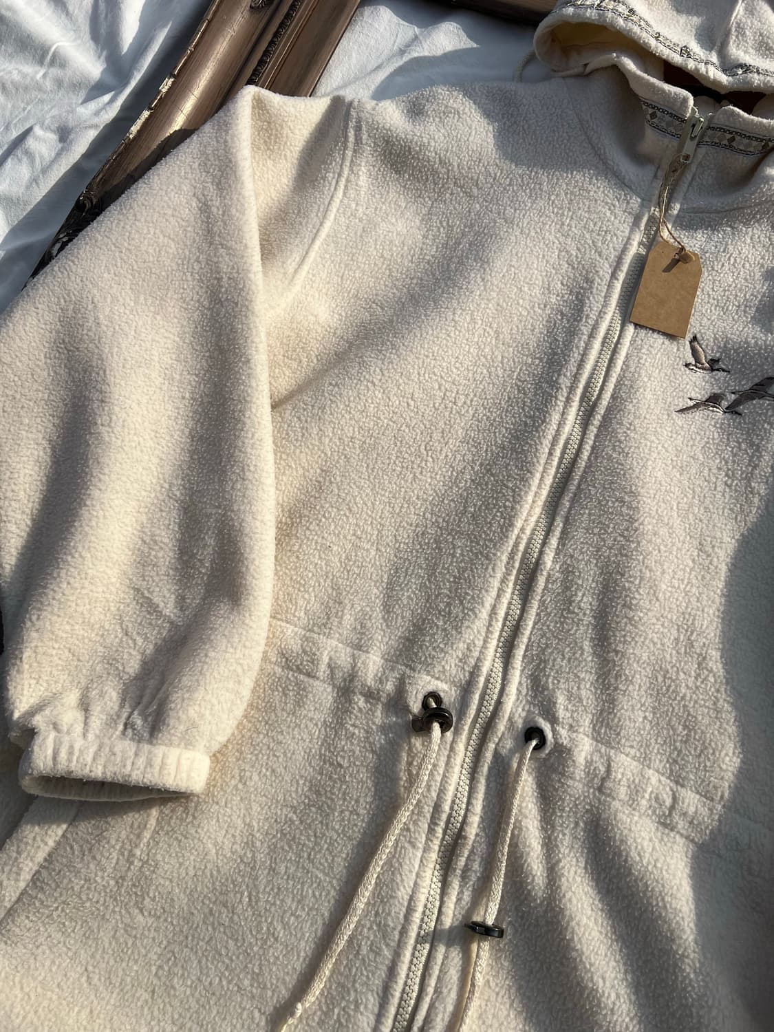 클래식 체크 집업 플리스 자켓 상품이미지4