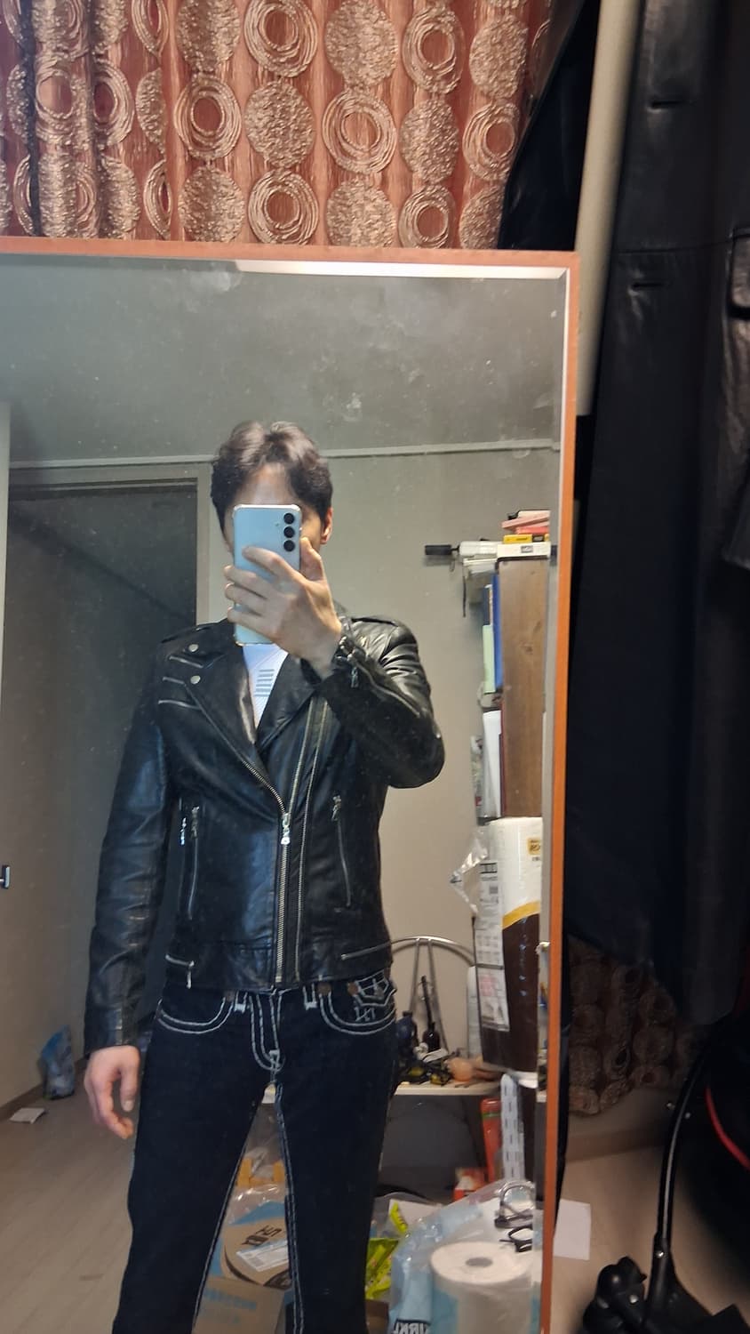 이태리 라이더 레더자켓 상품이미지4