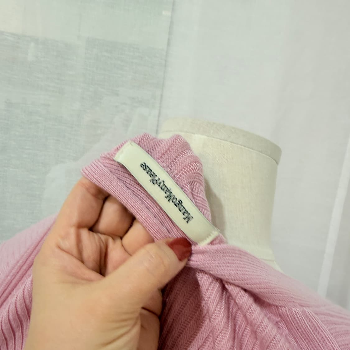 망고매니플리즈 브이넥 골지 니트가디건 4295 상품이미지5