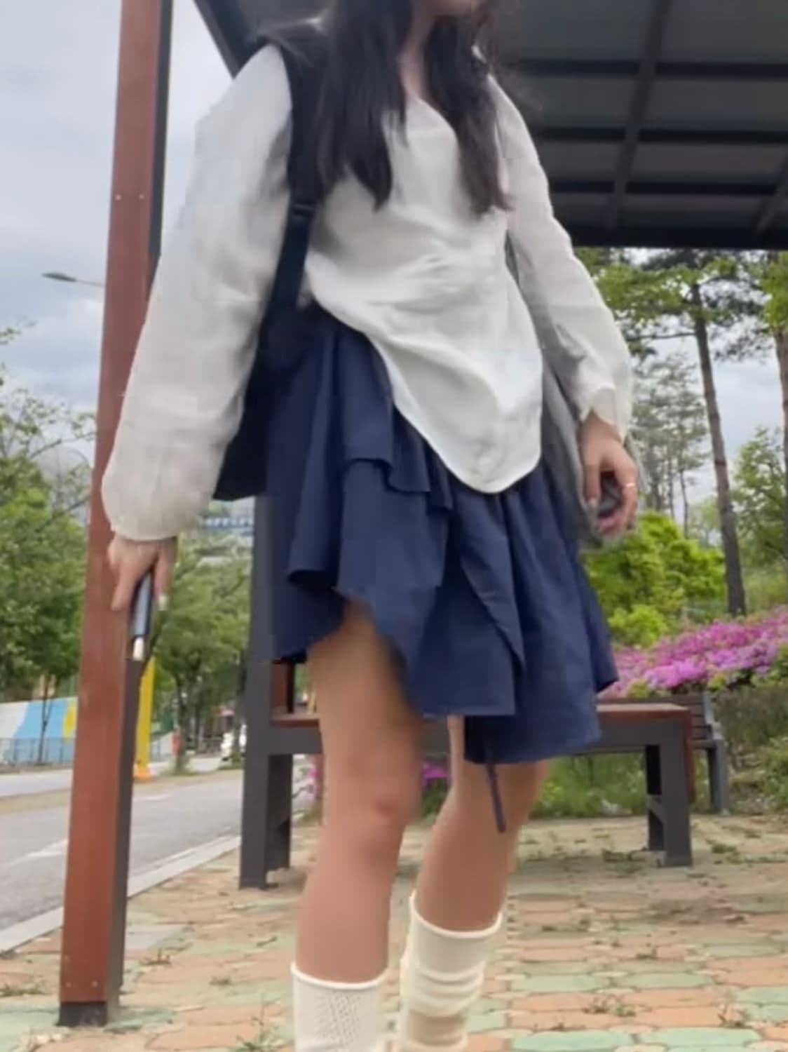 인앤양인하모니 언발 스커트 상품이미지2