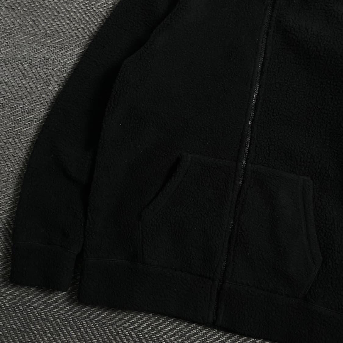 GAP 미니멀 블랙 플리스 집업 자켓 o 4333 상품이미지3