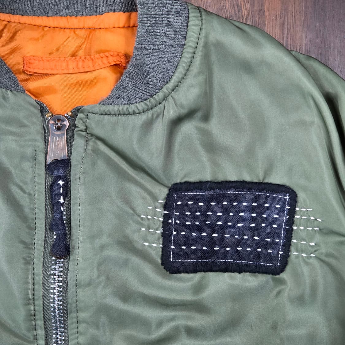 S.O/패치워크 커스텀 ma-1 상품이미지4