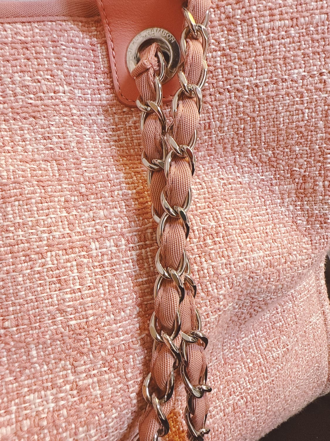 새상품급) 샤넬 도빌백 핑크 라지 상품이미지6