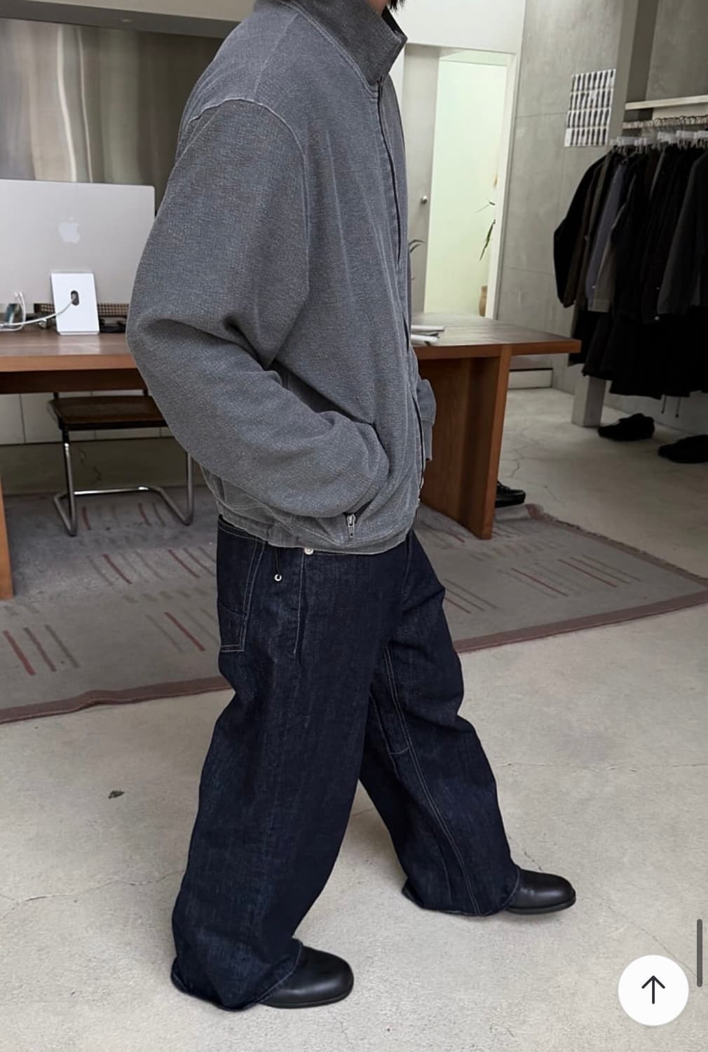 폴리테루 그레인 토 더비 슈즈 블랙 2사이즈(260-265) 상품이미지4