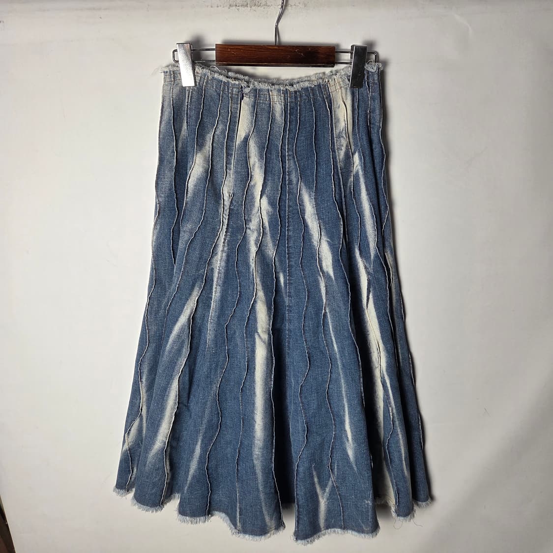 [JPN] 빈티지 오리엔탈 데님 롱스커트 상품이미지2