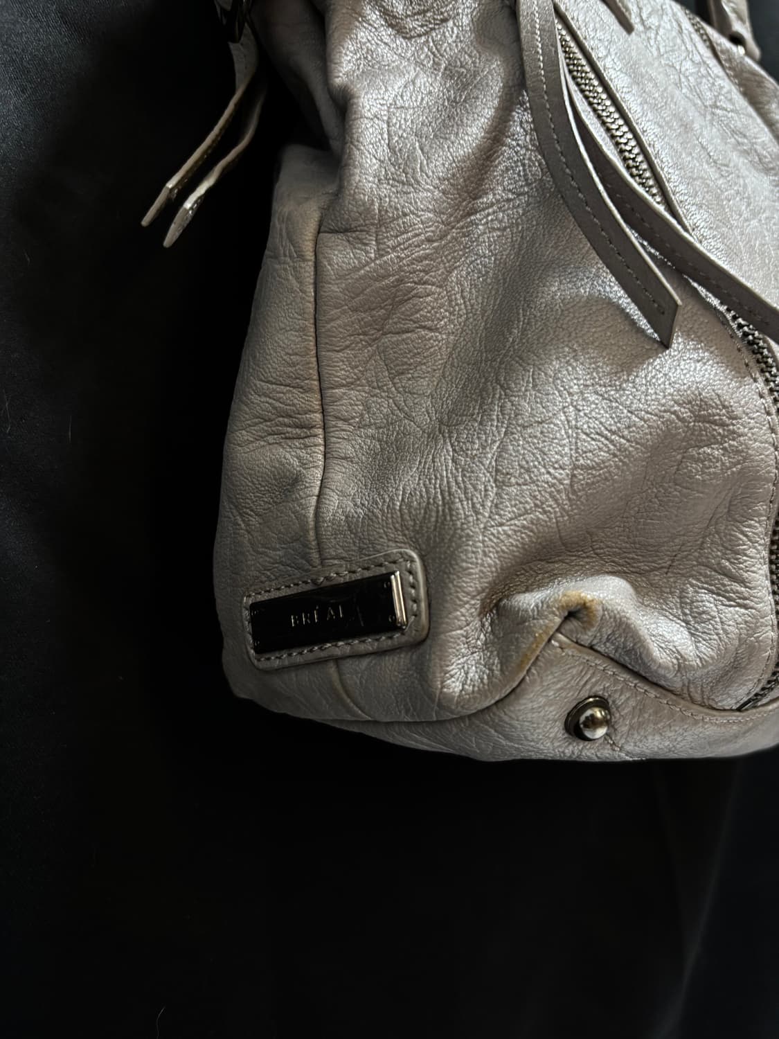 “Unknown” 00‘s Design Multi Zipper Grey  상품이미지6