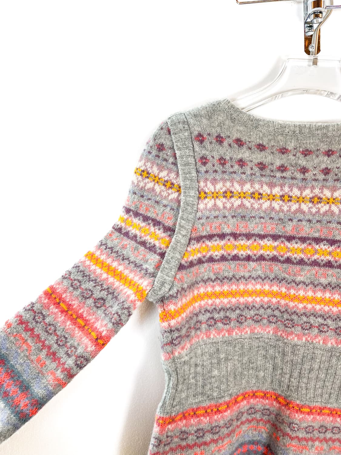 소니아 리키엘 노르딕 패턴 멀티버튼 울 가디건 상품이미지9