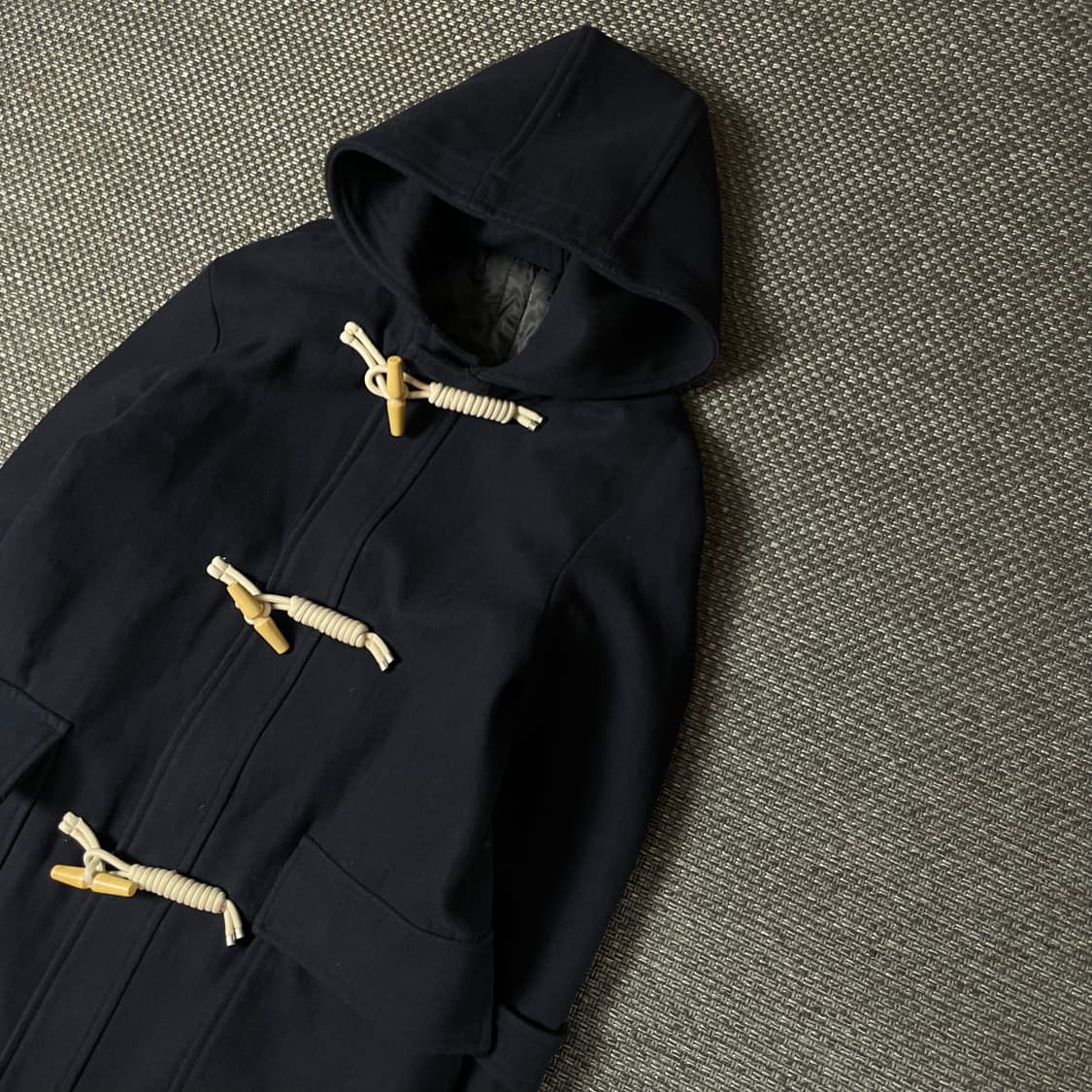 라퍼지스토어 네이비 투포켓 떡볶이 더플 코트 S 상품이미지4