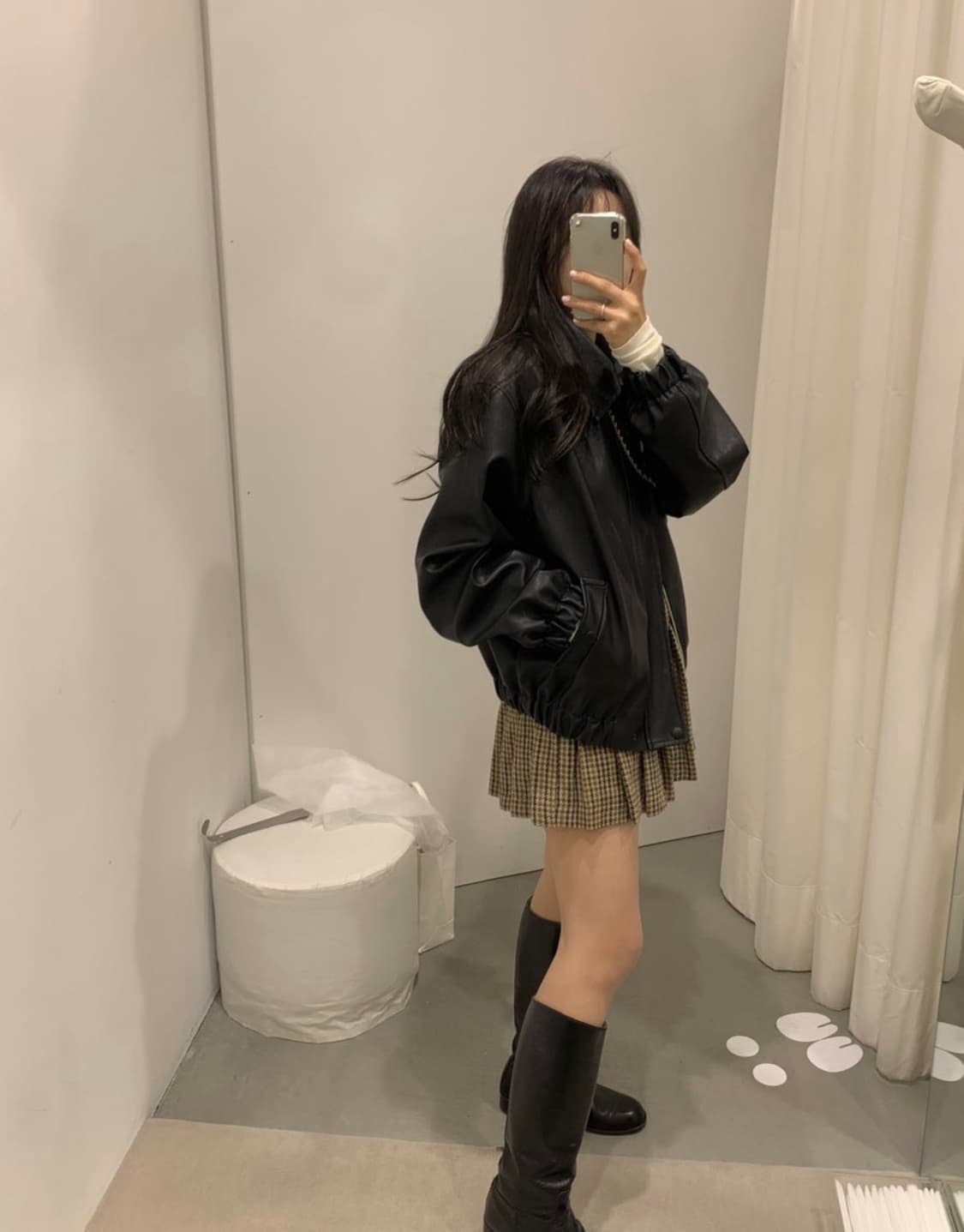 반택포) leeds 리즈 가죽자켓 Bella leather jacket 상품이미지5