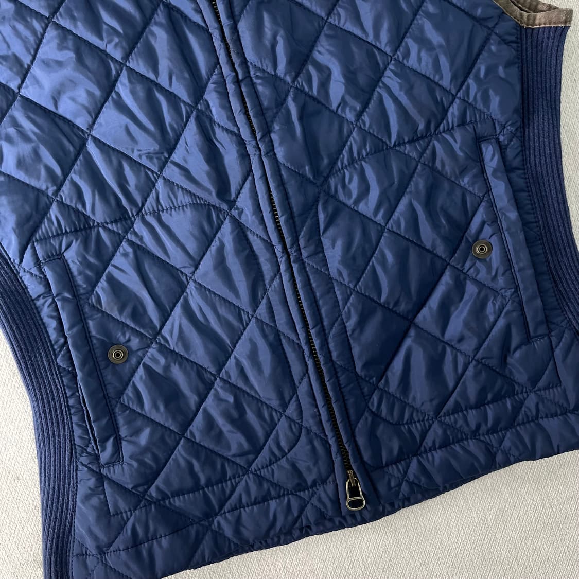 W 95 폴로 랄프로렌 스웨이드 퀄팅 조끼 상품이미지6