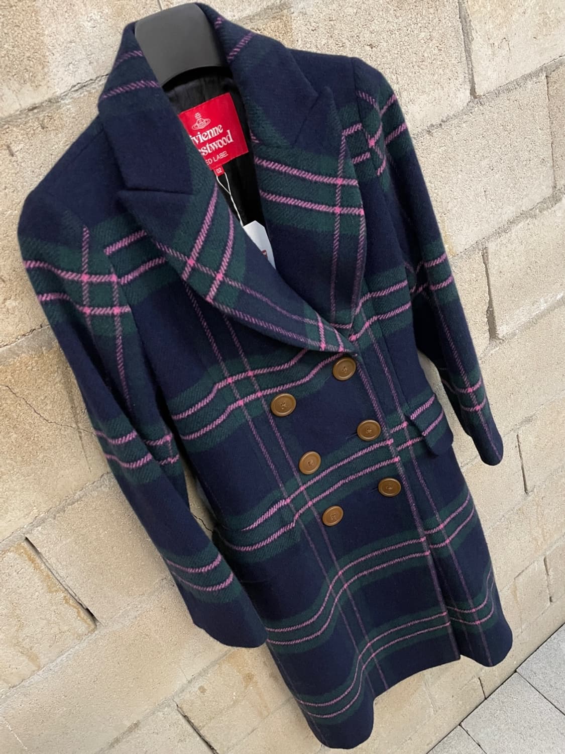 비비안 웨스트우드 체크 코트 상품이미지3