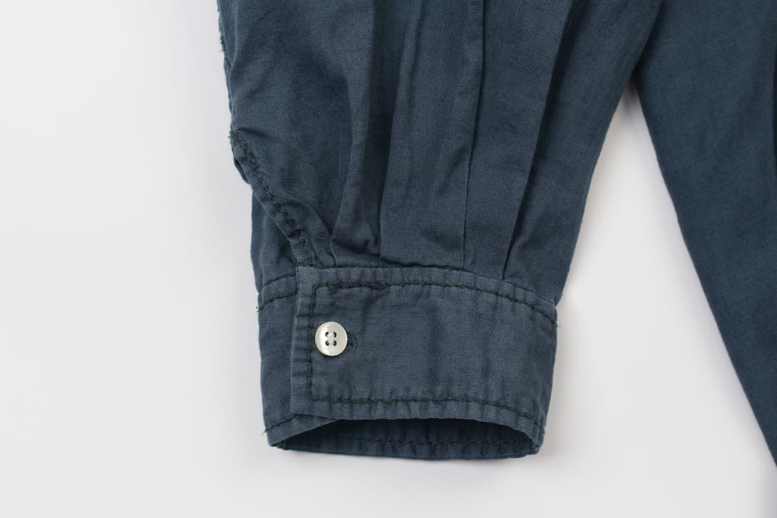 TUMUGU: Washed Wide Frill Shirt  상품이미지5