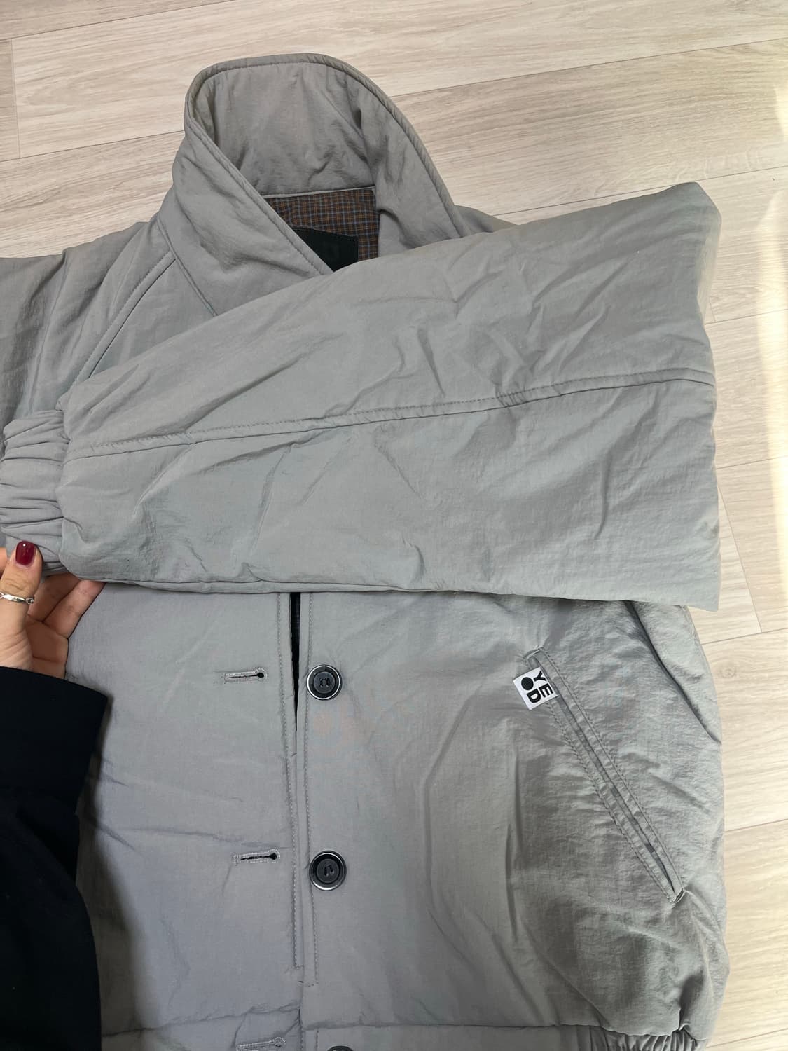 예디 아카이브 봄버 패딩 s 상품이미지4