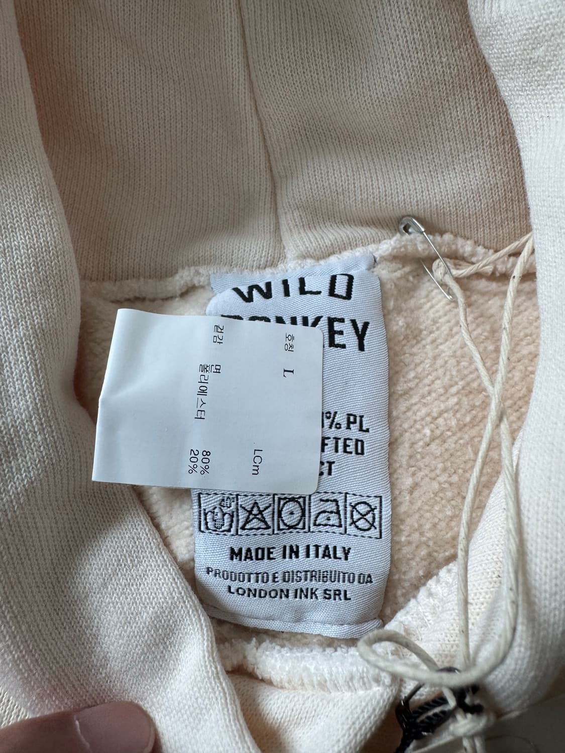 와일드동키 FC 쵸퍼 후드티  L ,XL 새상품 상품이미지8