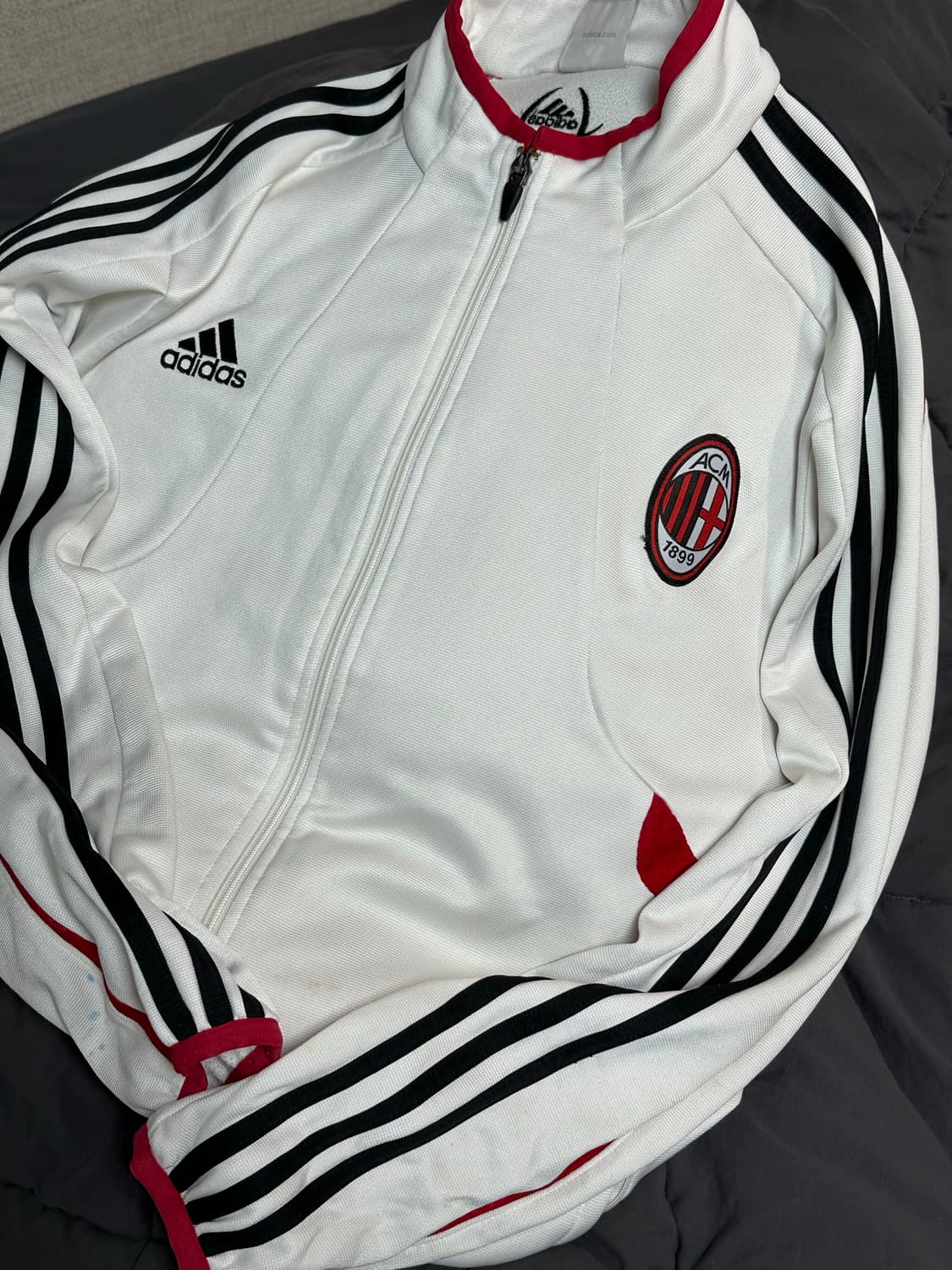 아디다스 AC밀란 트랙탑  화이트져지 라지 상품이미지1