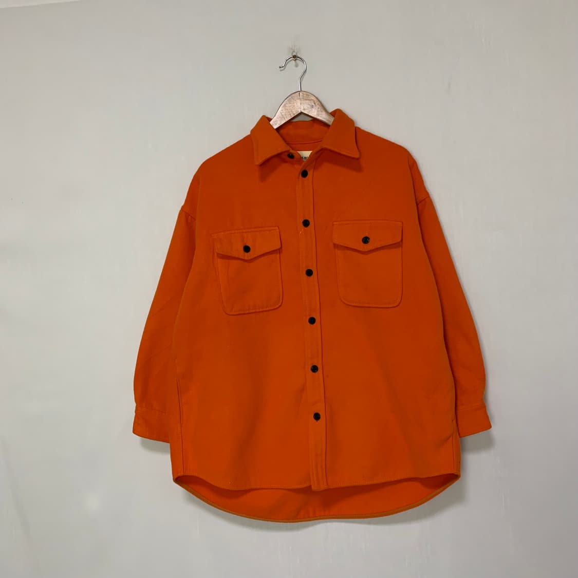 빔즈 보이 일본 빈티지 포켓 셔츠 자켓 오렌지 남녀공용 상품이미지1