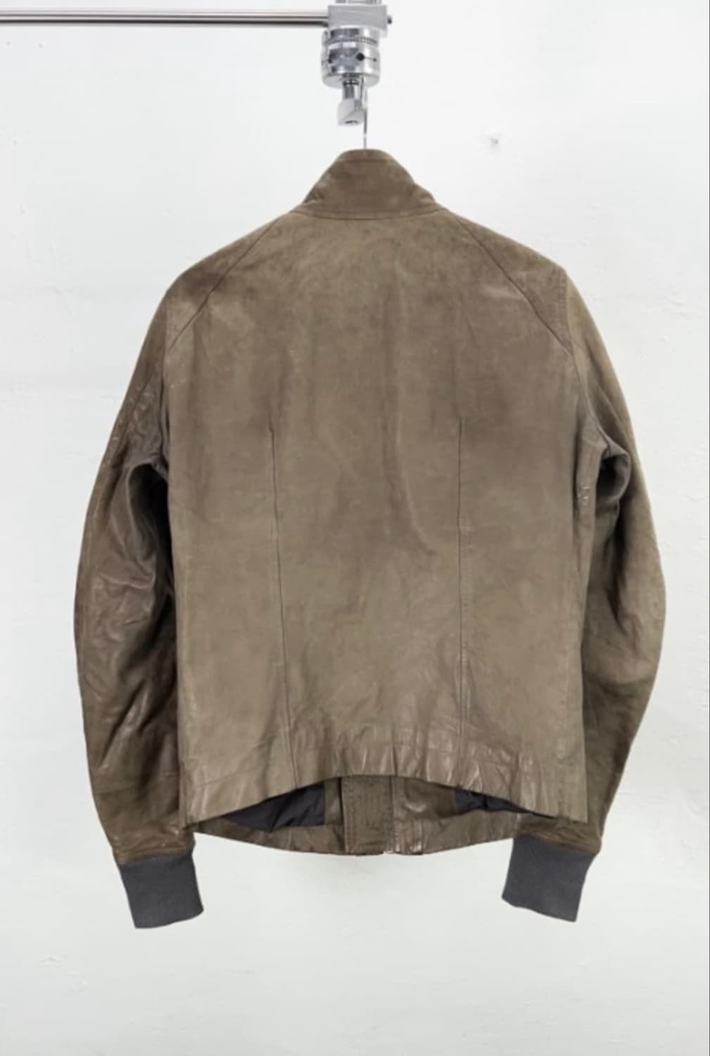 릭오웬스 브라운 레더 자켓 상품이미지2