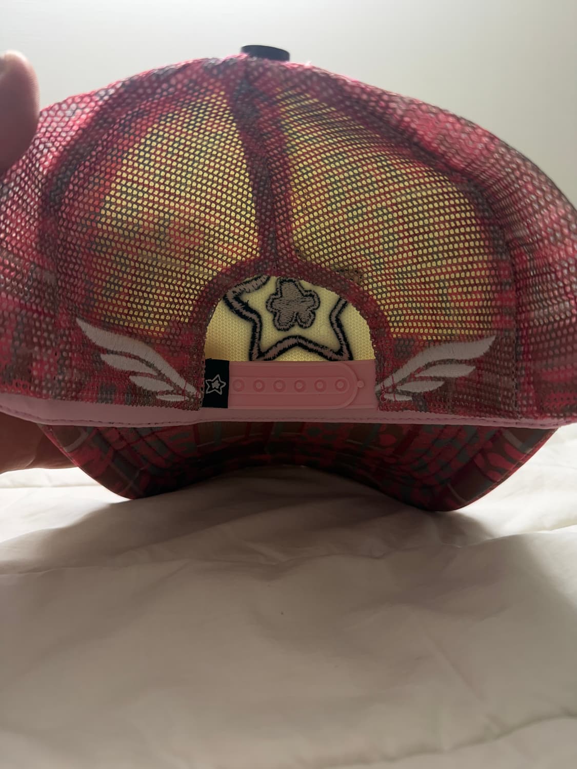 스타팀 레오파드 트러커캡 핑크  상품이미지2