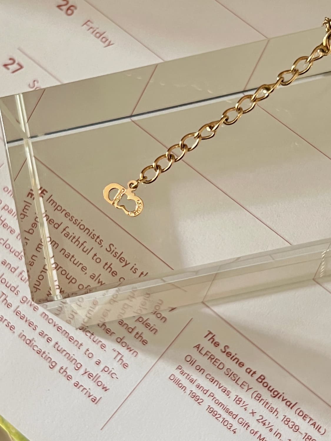 DIOR CD로고 빈티지 디올 목걸이 상품이미지9